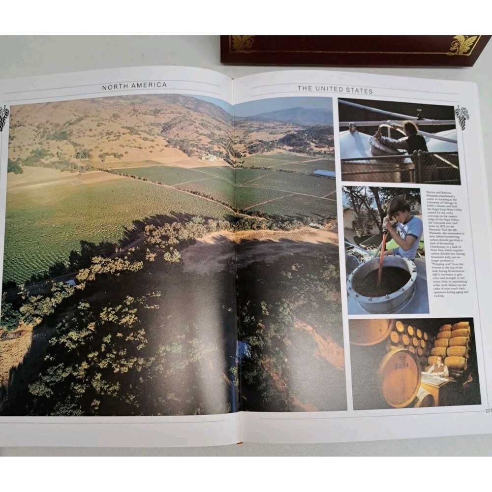 The Book of Wine Norman Bezzant Boxed Hard Cover Book Color Illustrated 1989 - Picture 6 of 6